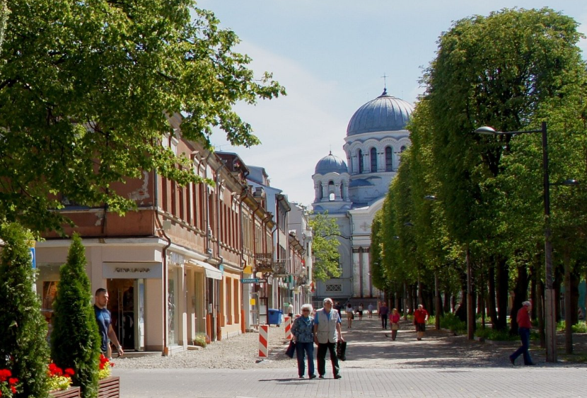 Laisvės Alėja (Liberty Avenue), Kaunas, Lithuania